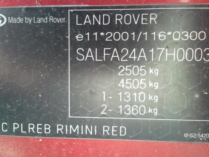 Landrover Freelander II 3.2 l6 24V Vehículo de desguace (2006, Rojo)
