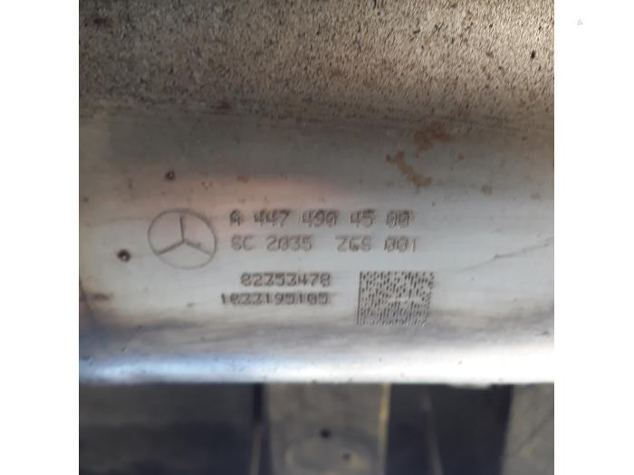 Mercedes Vito 2.2 114 CDI 16V Samochód złomowany (2019, Zólty)