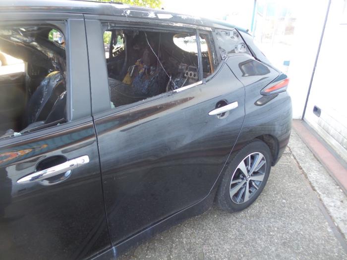 Nissan Leaf Vehículo de desguace (2019, Negro)