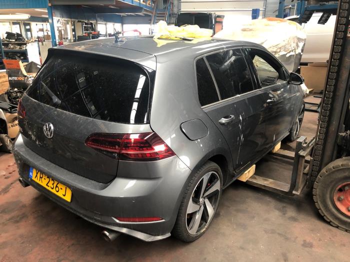 Volkswagen Golf VII 2.0 GTI 16V Performance Package Samochód złomowany (2018, Szary)
