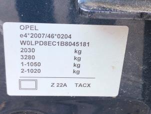 Opel Astra J Sports Tourer 1.4 Turbo 16V Schrottauto (2011, Blau)