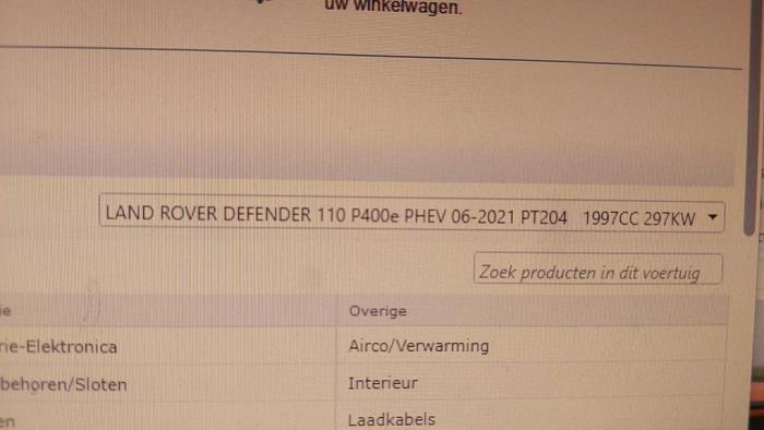 Landrover Defender Épave (2022, Noir)