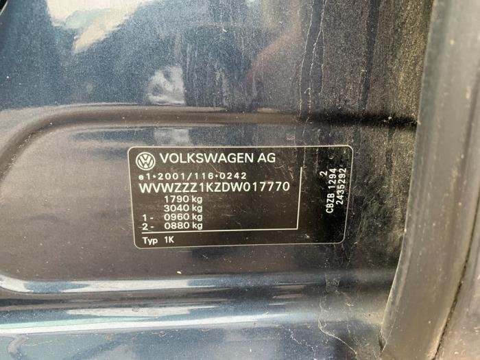 Volkswagen Golf VI 1.2 TSI BlueMotion Vehículo de desguace (2012, Azul)