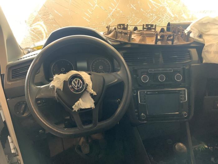 Volkswagen Caddy IV 2.0 TDI 75 Salvage vehicle (2015, White)