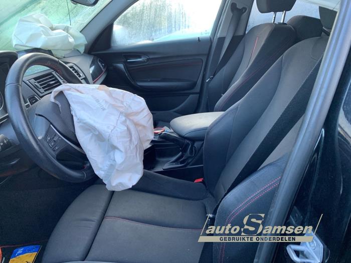 BMW 1 serie 116d 1.6 16V Efficient Dynamics Skrotfordon (2015, ZWART)