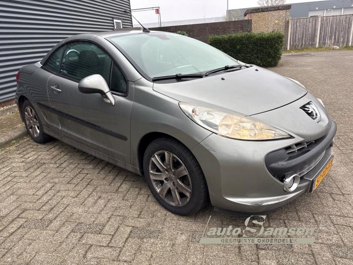 Peugeot 207 CC 1.6 16V Coche dañado (2007, Gris) Auto Samsen B.V.