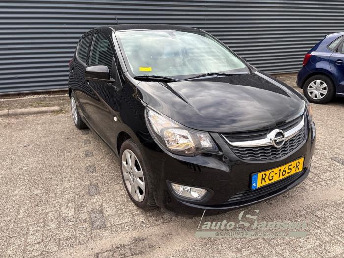 Opel Karl 1.0 12V Coche dañado (2017, Negro)