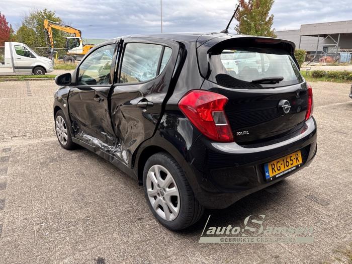 Opel Karl 1.0 12V Coche dañado (2017, Negro)