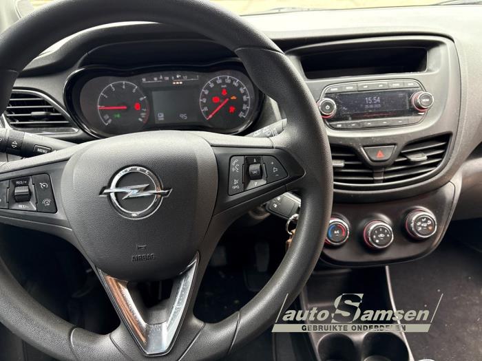Opel Karl 1.0 12V Coche dañado (2017, Negro)