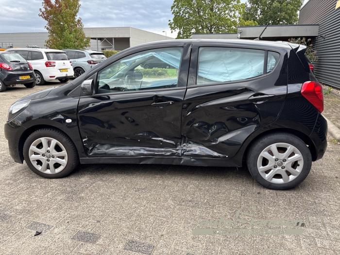 Opel Karl 1.0 12V Coche dañado (2017, Negro)