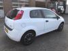Fiat Grande Punto 1.2 Coche dañado (2009, Blanco)