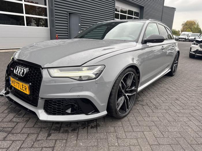 Audi RS 6 Avant 4.0 V8 TFSI 32V Voiture accidentée (2015, Gris)