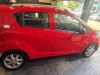Chevrolet Spark 1.0 16V Bifuel Samochód złomowany (2011, Czerwony)