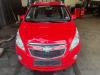 Chevrolet Spark 1.0 16V Bifuel Samochód złomowany (2011, Czerwony)