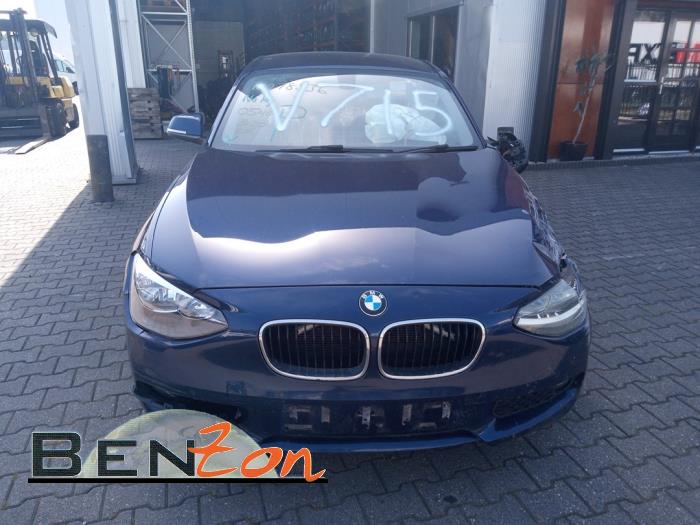 BMW 1 serie 116d 2.0 16V Salvage vehicle (2012, Metallic, Blue)