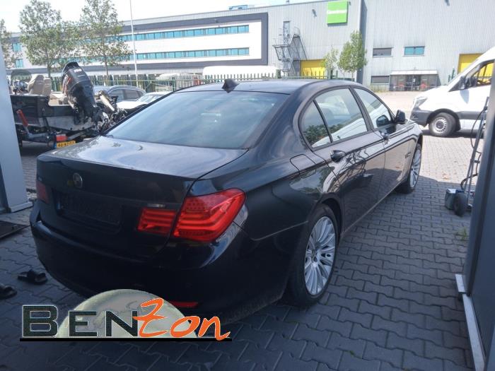 BMW 7 serie 750i,Li,LiS V8 32V Vehículo de desguace (2011, Negro)