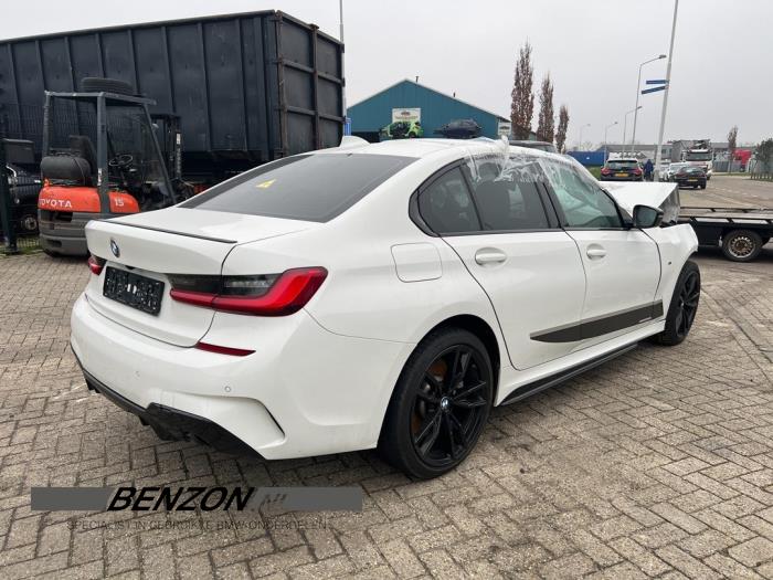 BMW 3 serie 330i 2.0 TwinPower Turbo 16V Vehículo de desguace (2020, Blanco)