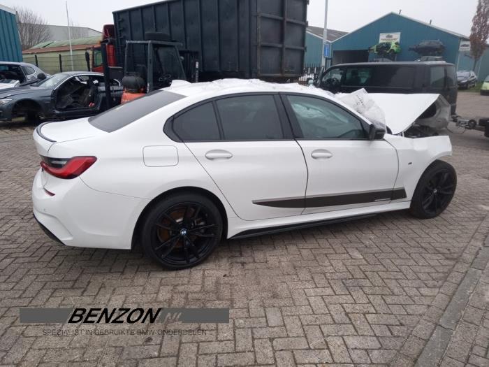 BMW 3 serie 330i 2.0 TwinPower Turbo 16V Vehículo de desguace (2020, Blanco)