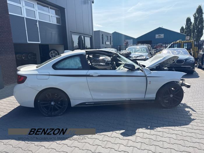 BMW 2 serie 220d 2.0 16V Vehículo de desguace (2015, Blanco)