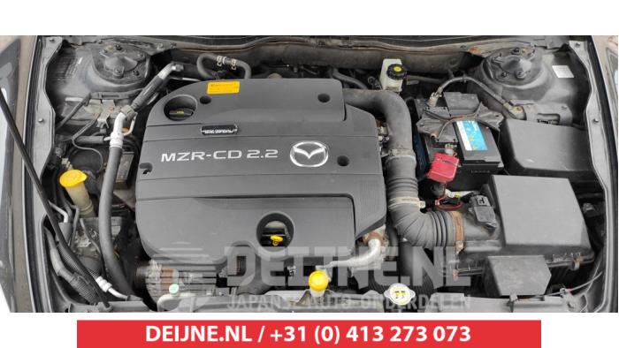Mazda 6 SportBreak 2.2 CDVi 16V 163 Samochód złomowany (2009, Czarny)