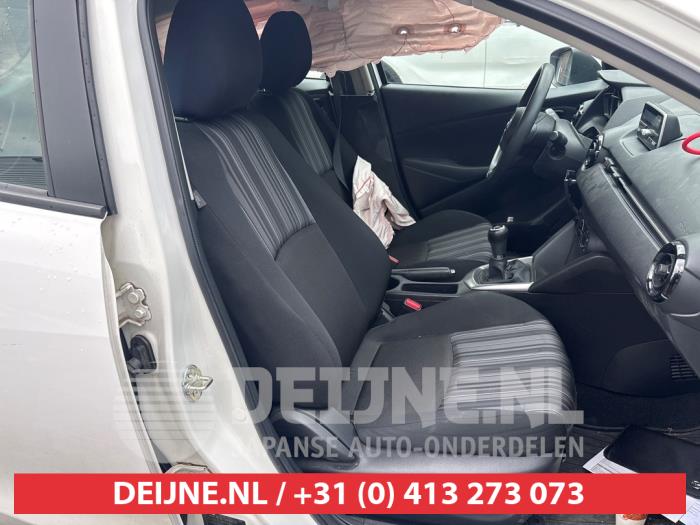 Mazda 2 1.5 SkyActiv-G 75 Salvage vehicle (2017, White)