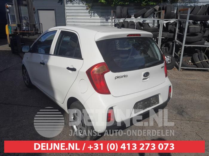 Kia Picanto 1.0 12V Samochód złomowany (2015, Bialy)