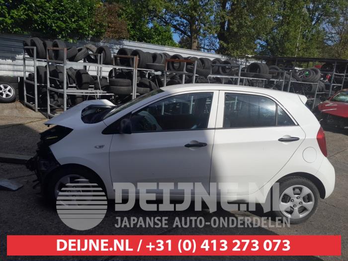 Kia Picanto 1.0 12V Samochód złomowany (2015, Bialy)