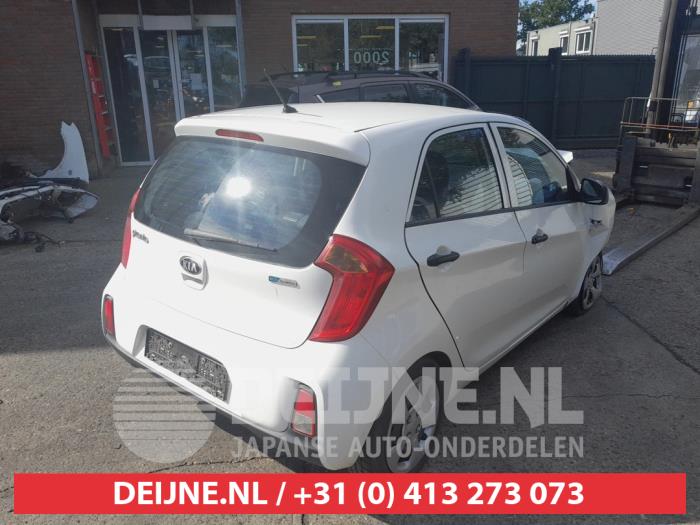 Kia Picanto 1.0 12V Samochód złomowany (2015, Bialy)