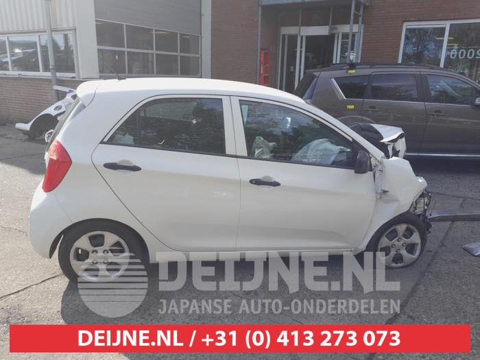 Kia Picanto 1.0 12V Samochód złomowany (2015, Bialy)