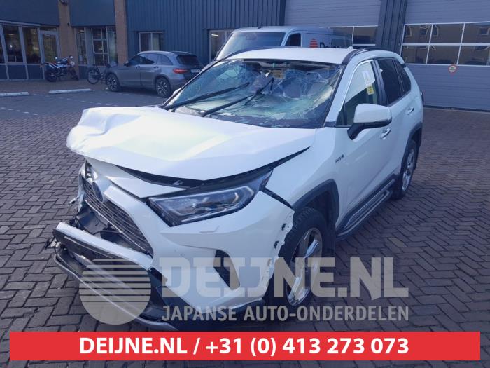 Toyota RAV4 2.5 Hybrid 16V AWD Vehículo de desguace (2019, Blanco)