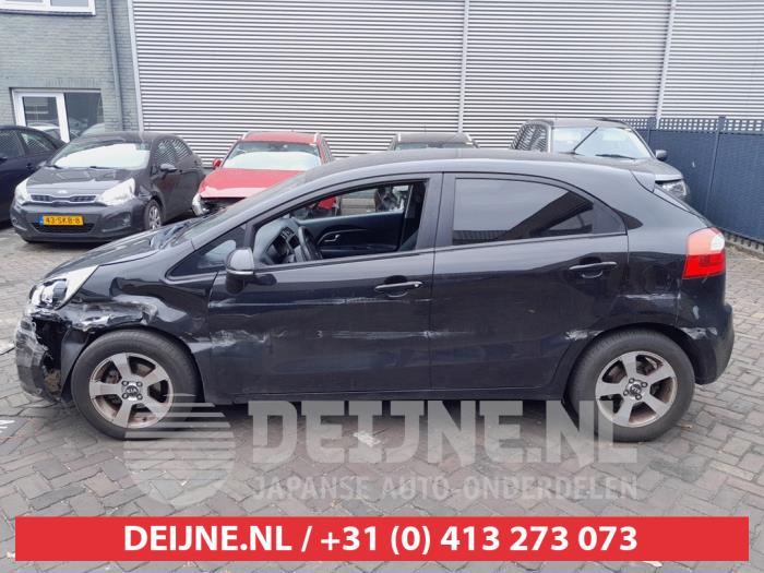 Kia Rio III 1.2 CVVT 16V Damaged vehicle (2012, Black)