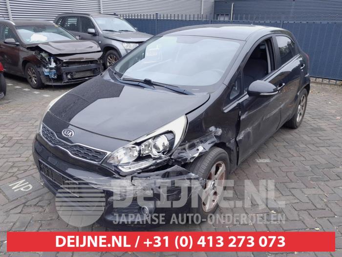 Kia Rio III 1.2 CVVT 16V Damaged vehicle (2012, Black)
