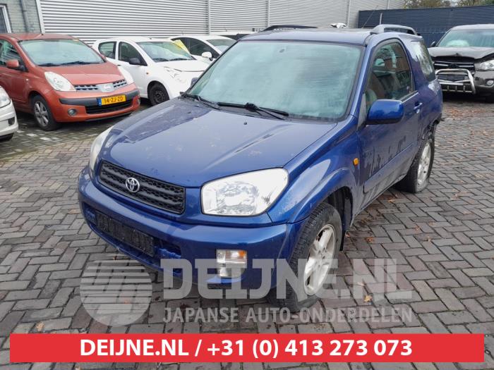Toyota RAV4 2.0 16V VVT-i 4x4 Samochód złomowany (2002, Niebieski)
