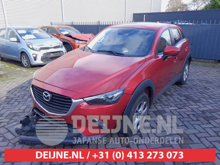 Mazda CX-3 2.0 SkyActiv-G 120 Samochód złomowany (2017, Czerwony)