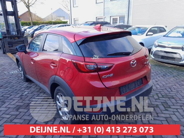 Mazda CX-3 2.0 SkyActiv-G 120 Samochód złomowany (2017, Czerwony)