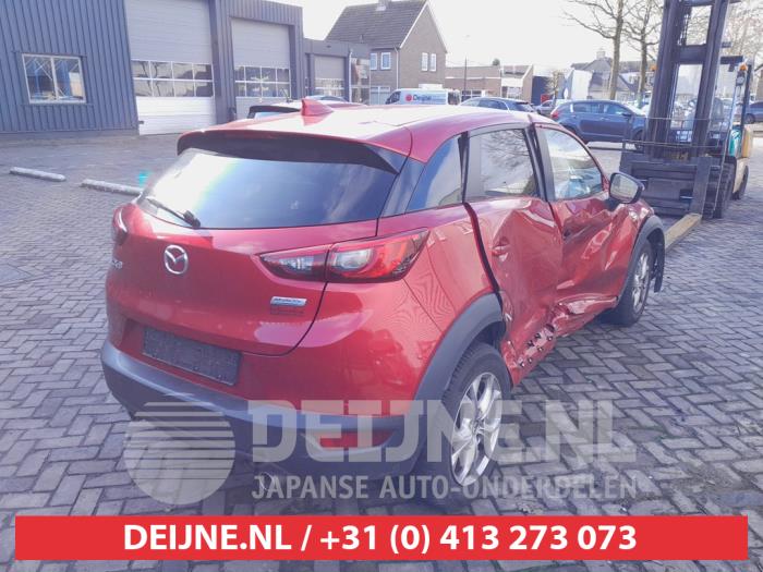 Mazda CX-3 2.0 SkyActiv-G 120 Samochód złomowany (2017, Czerwony)