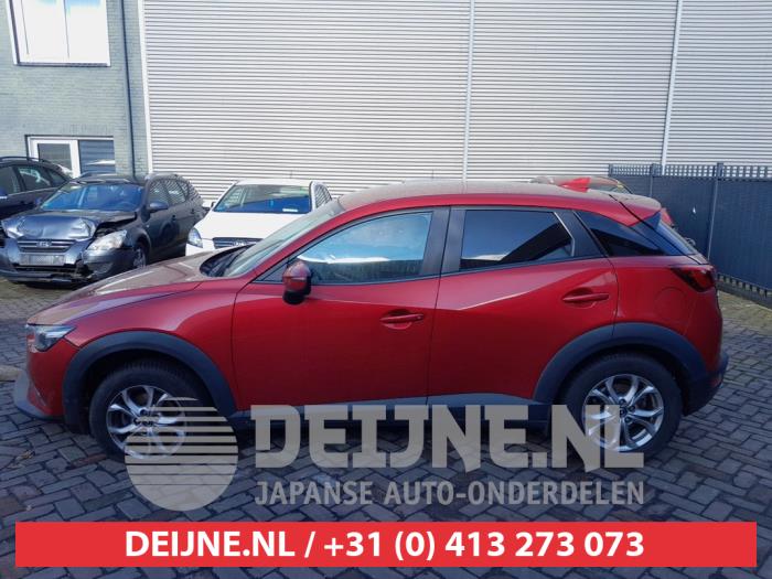 Mazda CX-3 2.0 SkyActiv-G 120 Samochód złomowany (2017, Czerwony)