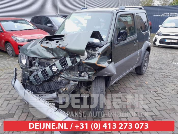 Suzuki Jimny Hardtop 1.3i 16V VVT 4x4 Metal Top Épave (2017, Foncé, Vert)