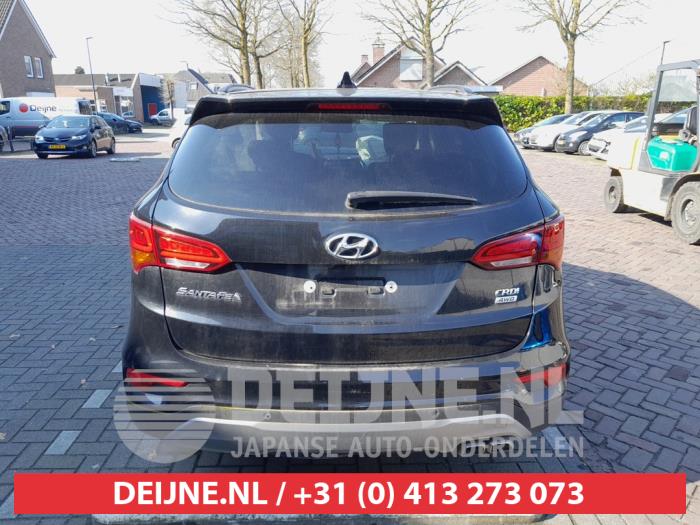 Hyundai Santa Fe III 2.2 CRDi R 16V 4x4 Épave (2016, Noir)