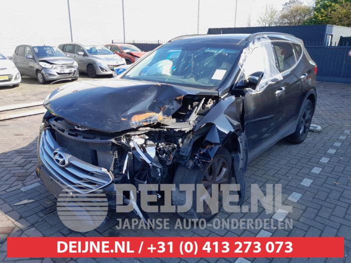 Hyundai Santa Fe III 2.2 CRDi R 16V 4x4 Épave (2016, Noir)