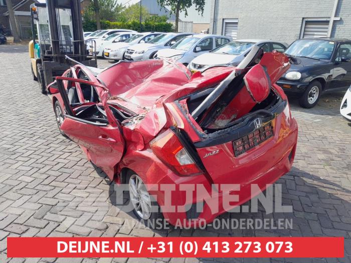 Honda Jazz 1.3 -i-VTEC 16V Vehículo de desguace (2017, Rojo)