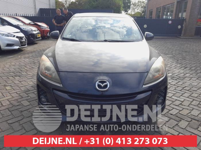 Mazda 3 Sport 1.6i MZR 16V Samochód złomowany (2011, Czarny)