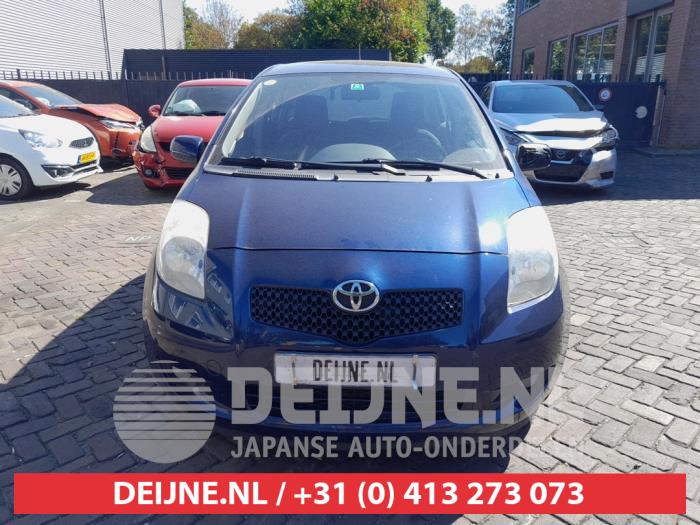 Toyota Yaris II 1.3 16V VVT-i Coche dañado (2007, Azul)