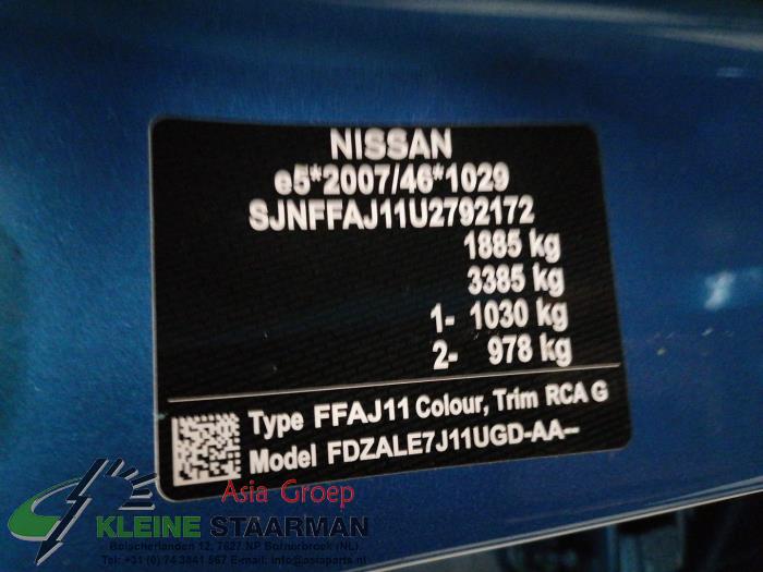 Nissan Qashqai 1.3 DIG-T 160 16V Épave (2020, Bleu)