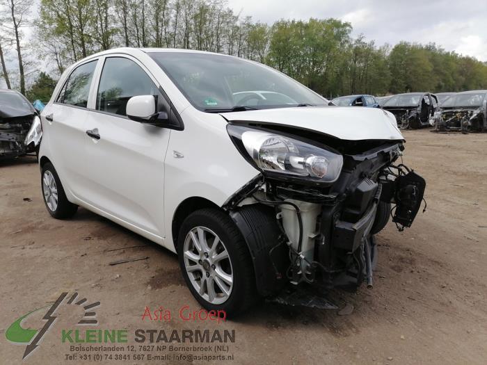Kia Picanto 1.2 16V Salvage vehicle (2011, White)