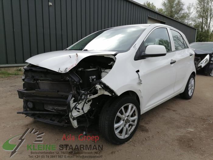 Kia Picanto 1.2 16V Salvage vehicle (2011, White)