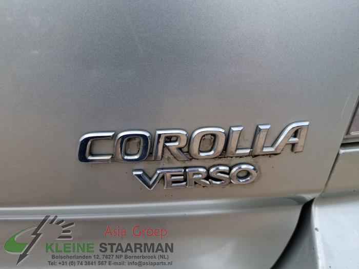Toyota Corolla Verso 1.6 16V VVT-i Épave (2006, Gris)