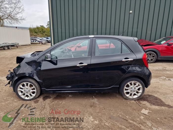 Kia Picanto 1.2 16V Skrotfordon (2012, ZWART)