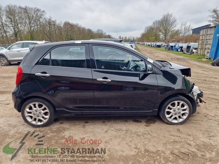 Kia Picanto 1.2 16V Skrotfordon (2012, ZWART)