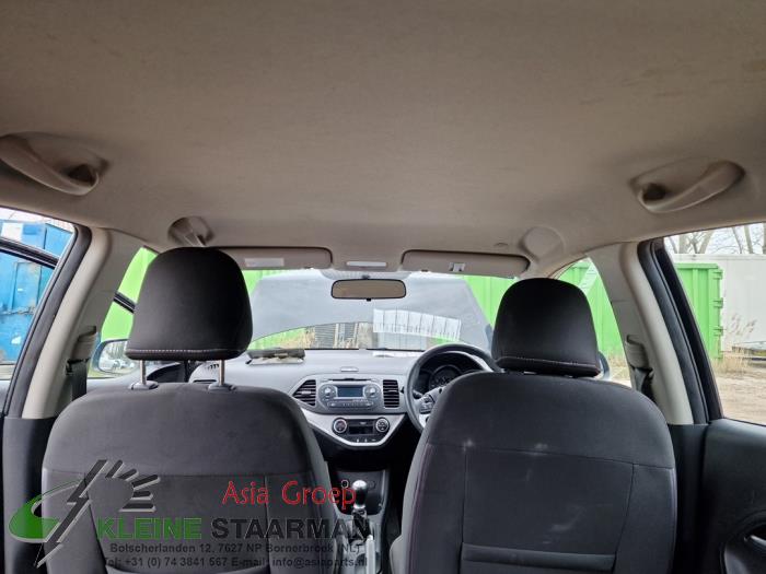 Kia Picanto 1.2 16V Skrotfordon (2012, ZWART)